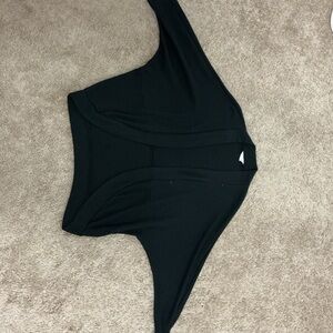 Aeropostale Black Cropped Knit Shrug